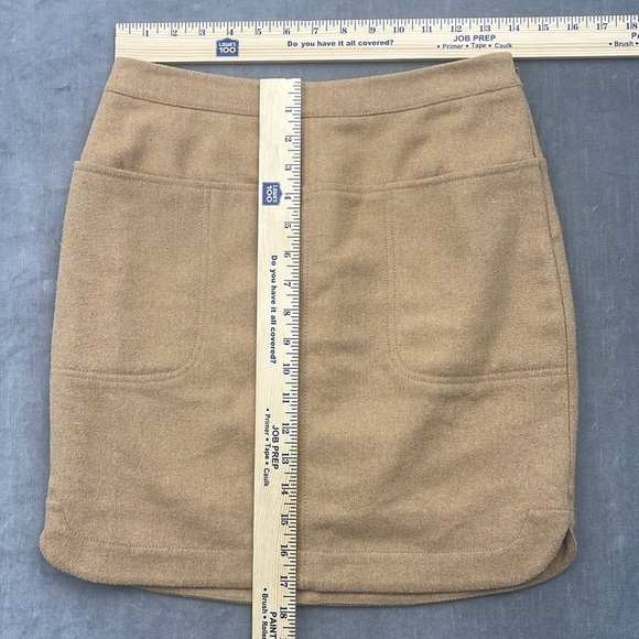 Vineyard Vines Wool Blend Lightweight Lined Mini Skirt Camel Size 0 - Picture 6 of 7